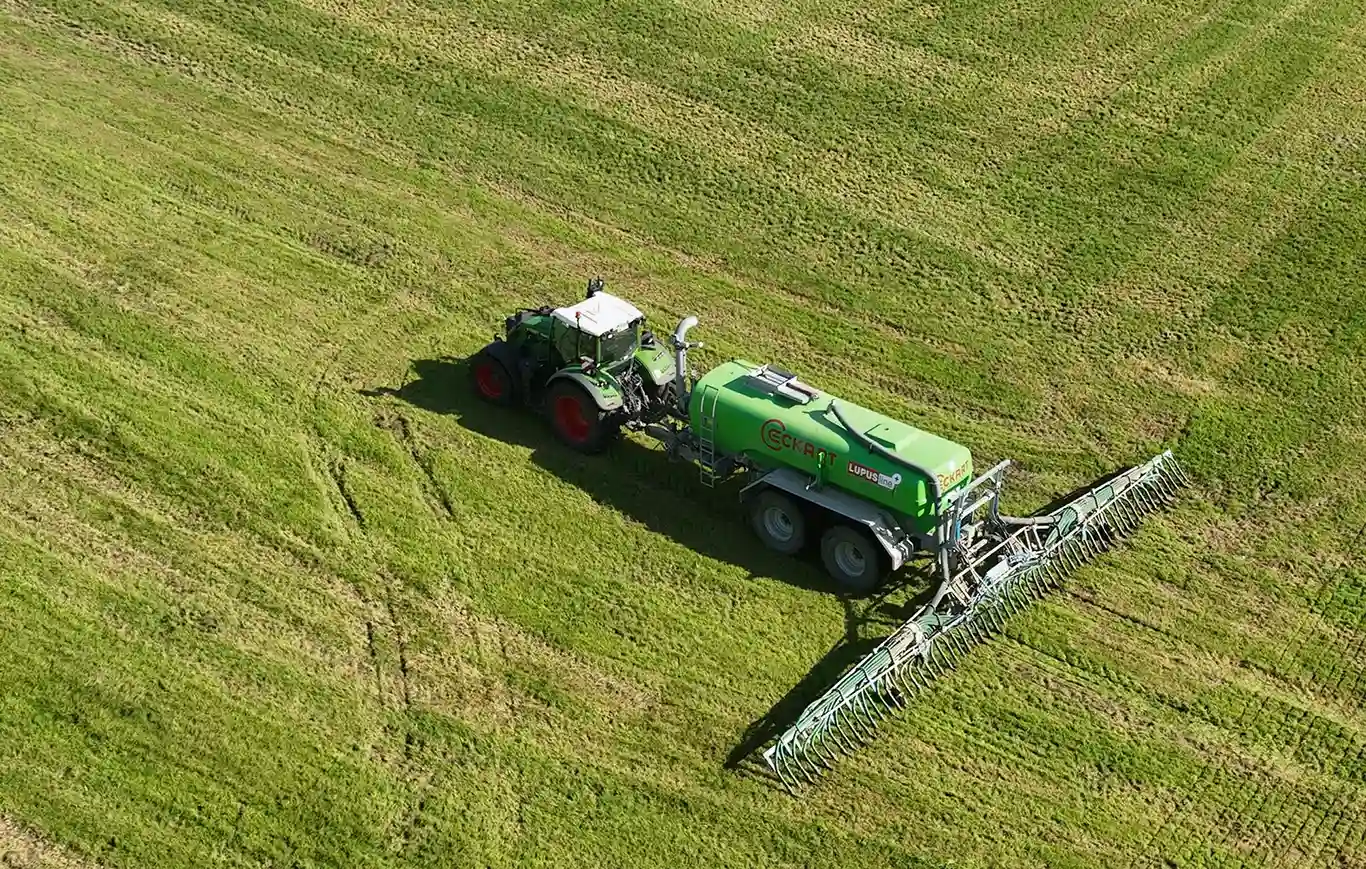 Brauereireststoff als wertvollen Dünger verwenden – das geschieht ab sofort am Stiegl-Gut Wildshut.