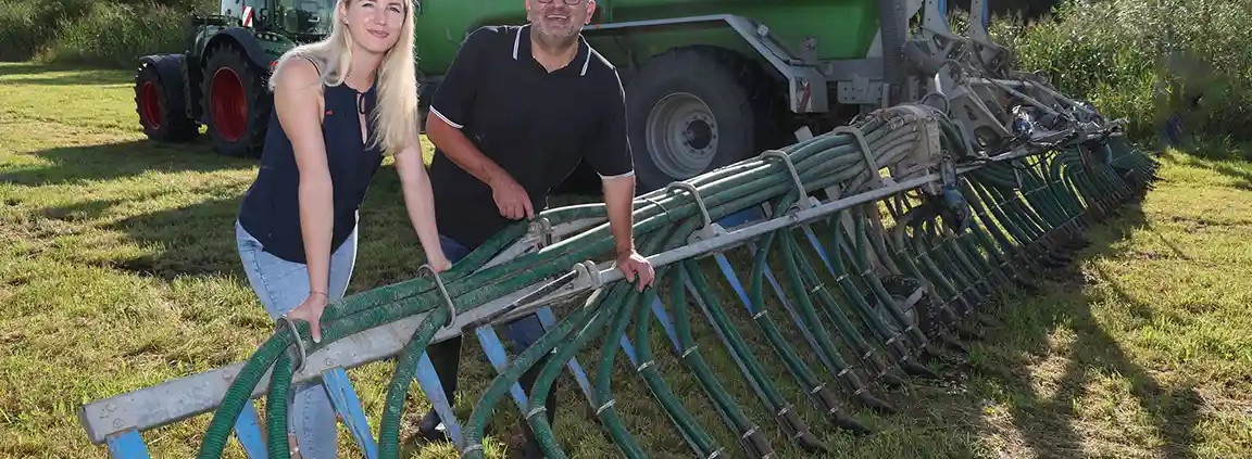 Victoria Seidl und Konrad Steiner sind am Ball geblieben beim Projekt „Brauereireststoffe“ verwerten.